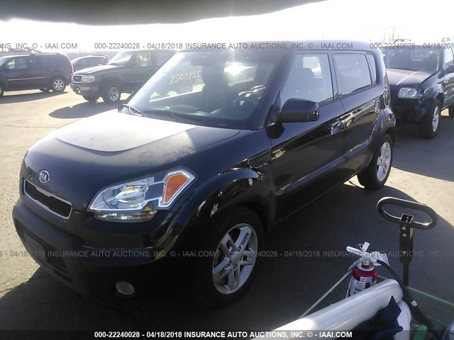 KNDJT2A26A7037196 - 2010 KIA SOUL +/!/SPORT 黑色 照片 2