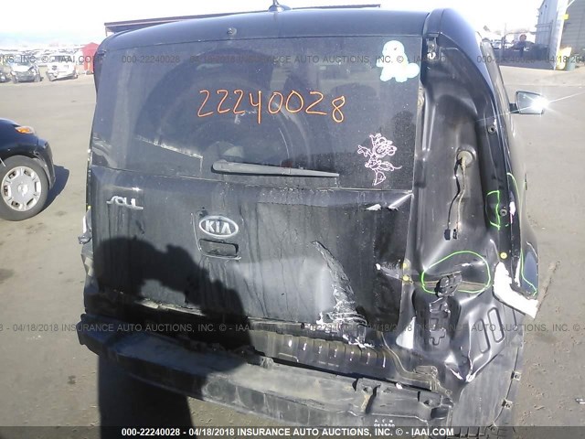 KNDJT2A26A7037196 - 2010 KIA SOUL +/!/SPORT 黑色 照片 6