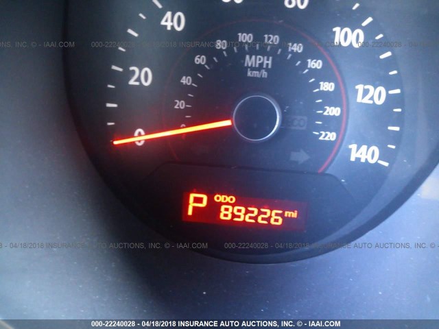 KNDJT2A26A7037196 - 2010 KIA SOUL +/!/SPORT 黑色 照片 7