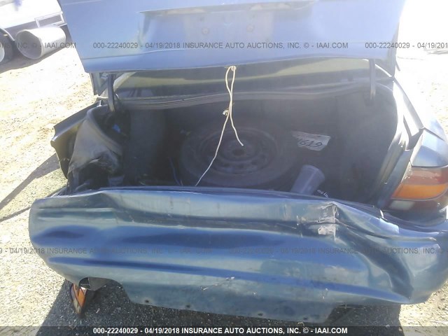 1G8ZH528X1Z212671 - 2001 SATURN SL1 BLUE photo 6