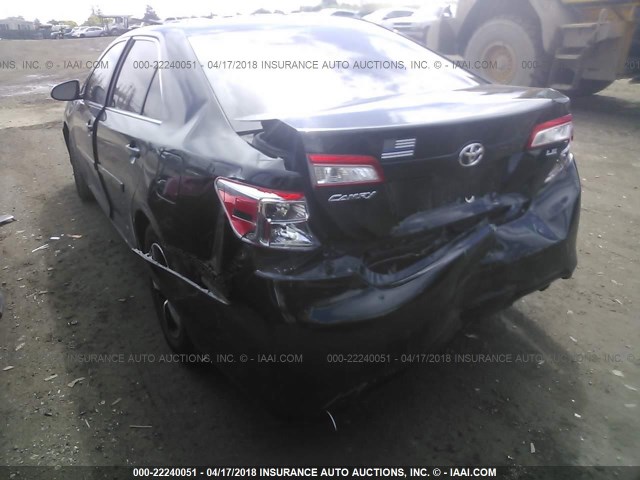 4T4BF1FK3CR257092 - 2012 TOYOTA CAMRY SE/LE/XLE BLACK photo 6
