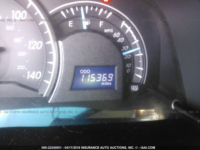 4T4BF1FK3CR257092 - 2012 TOYOTA CAMRY SE/LE/XLE BLACK photo 7