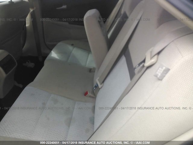 4T4BF1FK3CR257092 - 2012 TOYOTA CAMRY SE/LE/XLE BLACK photo 8
