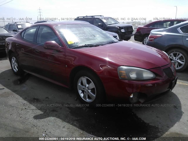 2G2WP552181125350 - 2008 PONTIAC GRAND PRIX Qırmızı foto 1
