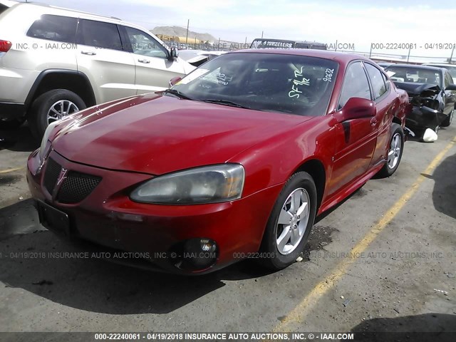 2G2WP552181125350 - 2008 PONTIAC GRAND PRIX Qırmızı foto 2