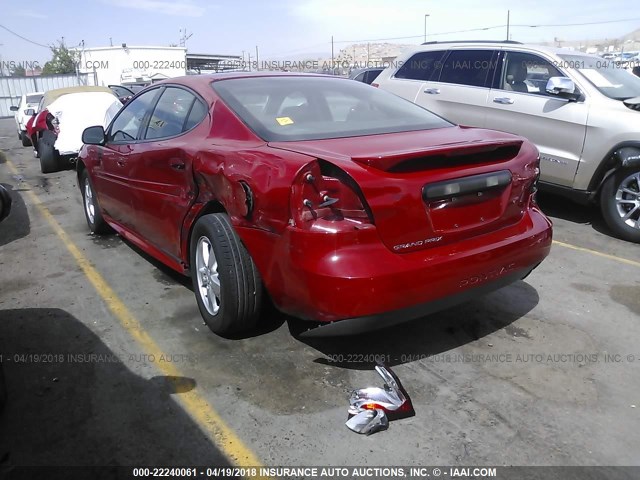 2G2WP552181125350 - 2008 PONTIAC GRAND PRIX Qırmızı foto 3