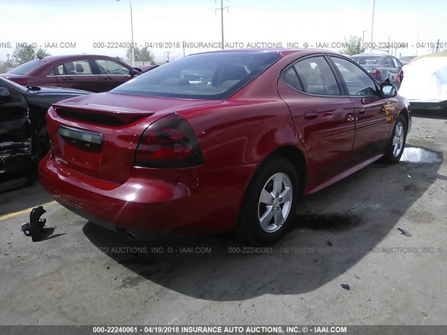 2G2WP552181125350 - 2008 PONTIAC GRAND PRIX Qırmızı foto 4