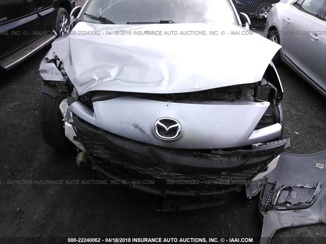 JM1BL1UG4B1462748 - 2011 MAZDA 3 I GRAY photo 6