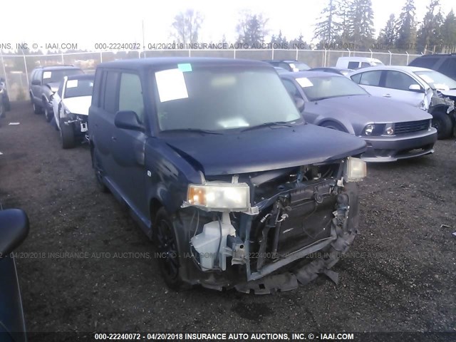 JTLKT324350192978 - 2005 TOYOTA SCION XB BLUE photo 1