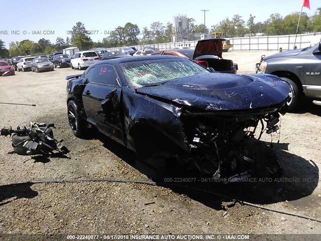 1G1FK1R63H0202188 - 2017 CHEVROLET CAMARO ZL1 BLACK photo 1