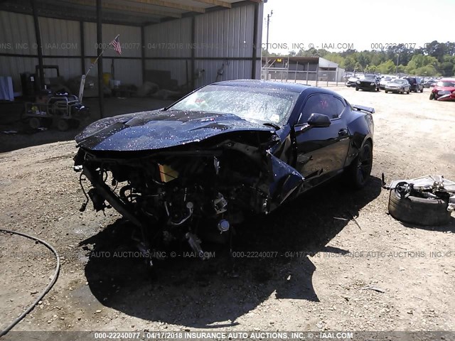 1G1FK1R63H0202188 - 2017 CHEVROLET CAMARO ZL1 黑色 照片 2