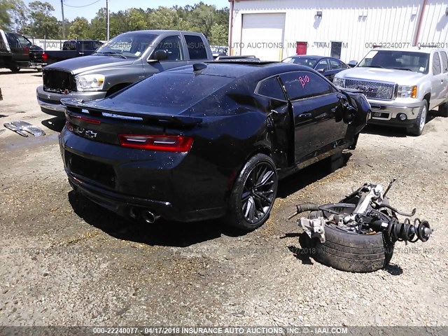 1G1FK1R63H0202188 - 2017 CHEVROLET CAMARO ZL1 黑色 照片 4