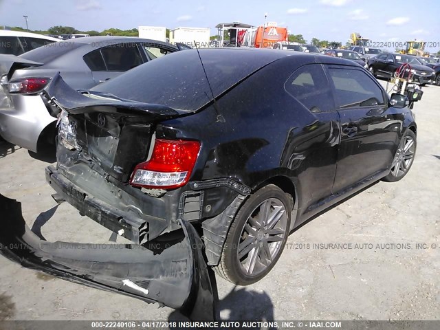 JTKJF5C75C3043379 - 2012 TOYOTA SCION TC 黑色 照片 4