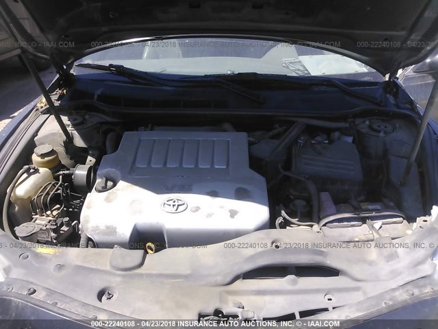 4T1BK46K97U507884 - 2007 TOYOTA CAMRY NEW GENERAT LE/XLE/SE GRAY photo 10