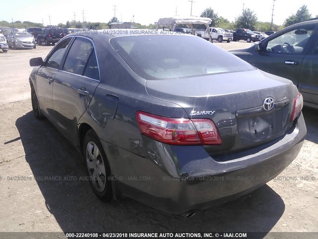 4T1BK46K97U507884 - 2007 TOYOTA CAMRY NEW GENERAT LE/XLE/SE GRAY photo 3
