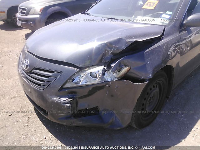 4T1BK46K97U507884 - 2007 TOYOTA CAMRY NEW GENERAT LE/XLE/SE GRAY photo 6