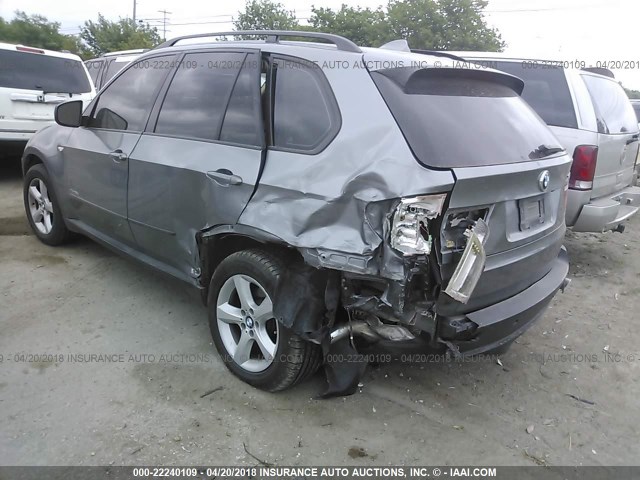 5UXFF03599LJ97180 - 2009 BMW X5 XDRIVE35D Szary zdjęcie 3