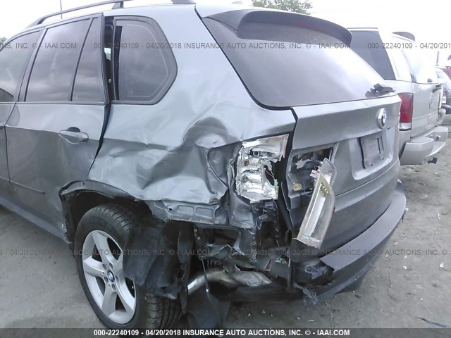 5UXFF03599LJ97180 - 2009 BMW X5 XDRIVE35D Szary zdjęcie 6