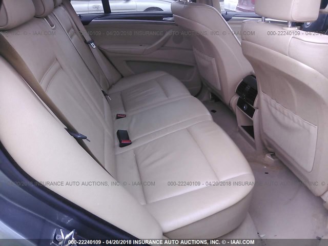 5UXFF03599LJ97180 - 2009 BMW X5 XDRIVE35D Szary zdjęcie 8