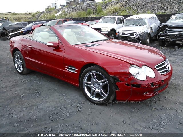 WDBSK75F24F066298 - 2004 MERCEDES-BENZ SL 500 RED photo 1