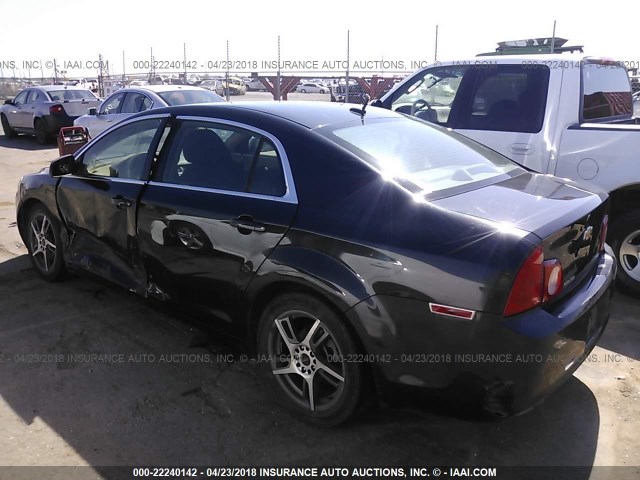 1G1ZB5E12BF216327 - 2011 CHEVROLET MALIBU LS 黑色 照片 3