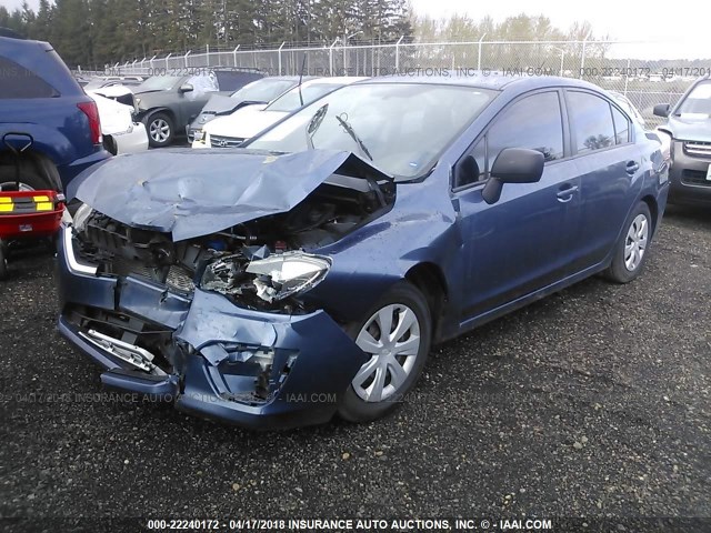 JF1GJAA62DH029131 - 2013 SUBARU IMPREZA BLUE photo 2