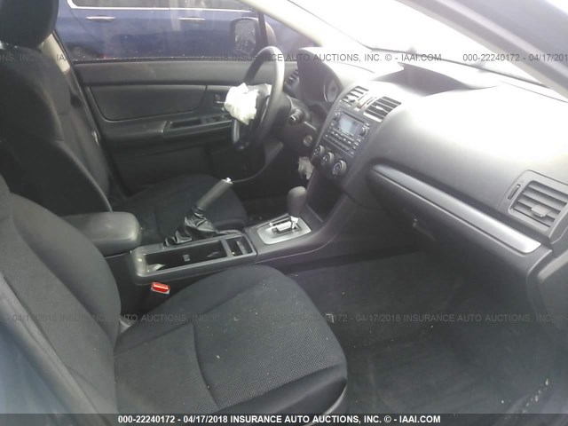 JF1GJAA62DH029131 - 2013 SUBARU IMPREZA BLUE photo 5