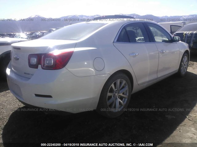 1G11H5SA6DF282785 - 2013 CHEVROLET MALIBU LTZ 白色 照片 4