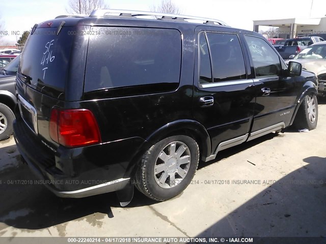 5LMFU28R03LJ02049 - 2003 LINCOLN NAVIGATOR BLACK photo 4