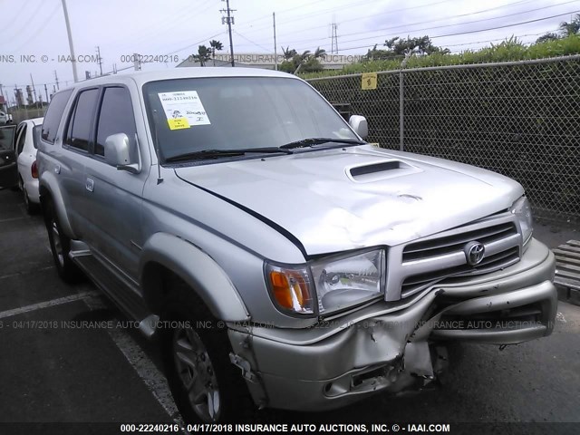 JT3GN86R6Y0153972 - 2000 TOYOTA 4RUNNER SR5 SILVER photo 1