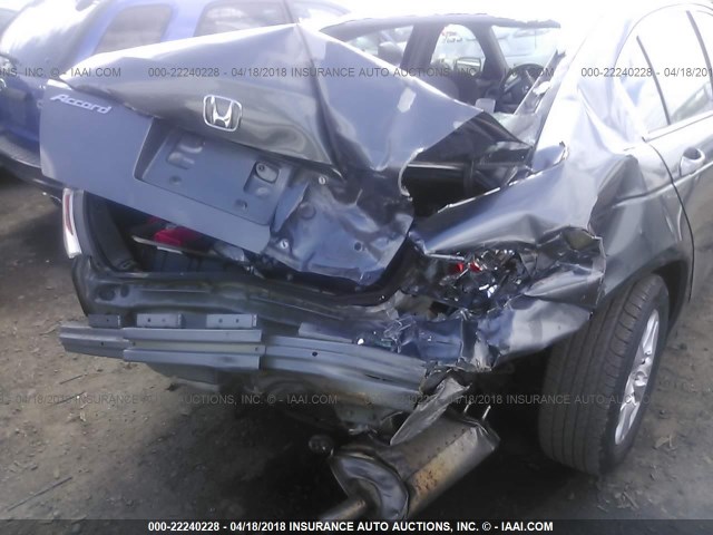 1HGCP26469A097390 - 2009 HONDA ACCORD LXP GRAY photo 6