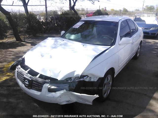 3N1CB51A64L558720 - 2004 NISSAN SENTRA 1.8S WHITE photo 2