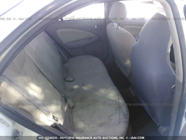 3N1CB51A64L558720 - 2004 NISSAN SENTRA 1.8S WHITE photo 8