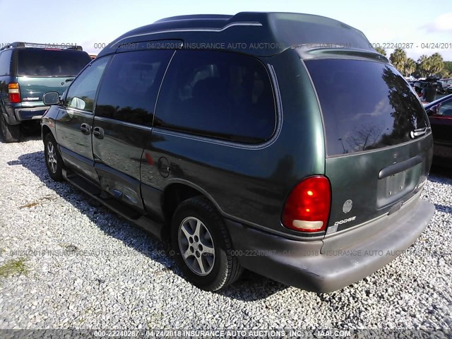 1B4GP44R5VB310597 - 1997 DODGE GRAND CARAVAN SE/SPORT GREEN photo 3