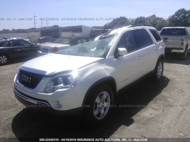 1GKER23728J255971 - 2008 GMC ACADIA SLT-1 WHITE photo 2