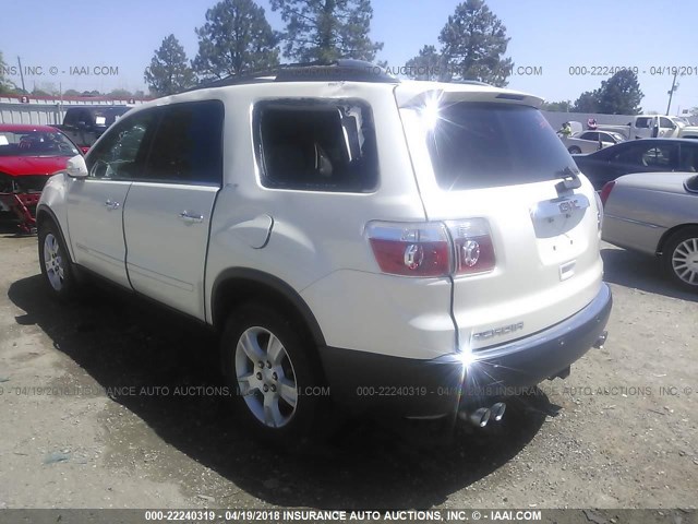 1GKER23728J255971 - 2008 GMC ACADIA SLT-1 Weiß Foto 3