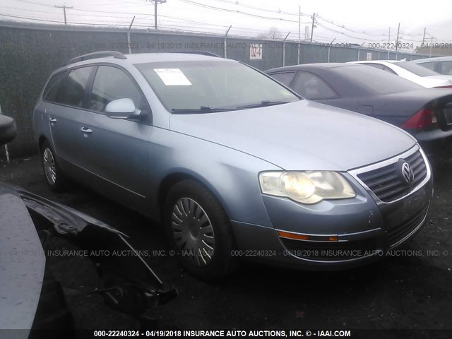 WVWLK73C77E006722 - 2007 VOLKSWAGEN PASSAT 2.0T WAGON VALUE BLUE photo 1