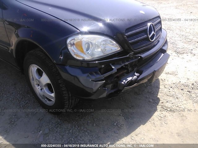 4JGAB54E32A359126 - 2002 MERCEDES-BENZ ML 320 BLACK photo 6