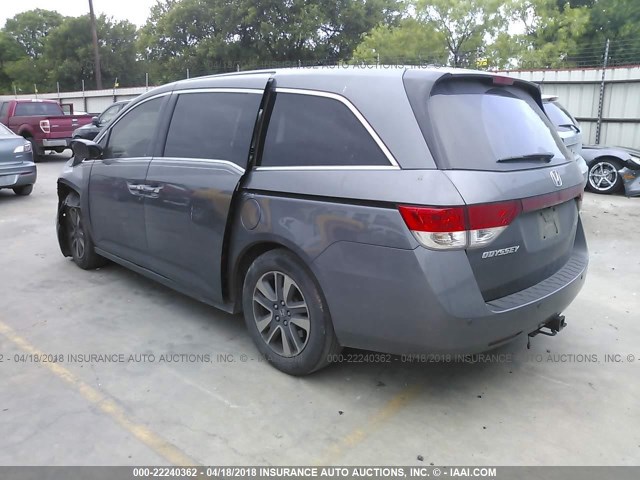 5FNRL5H93EB094950 - 2014 HONDA ODYSSEY TOURING/TOURING ELITE GRAY photo 3