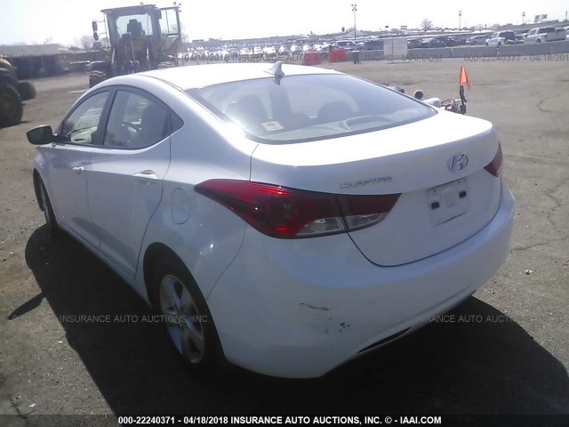 5NPDH4AE3BH047170 - 2011 HYUNDAI ELANTRA GLS/LIMITED WHITE photo 3