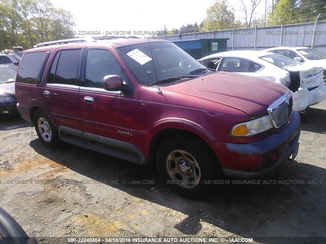 5LMPU28L1WLJ19821 - 1998 LINCOLN NAVIGATOR 红色 照片 1