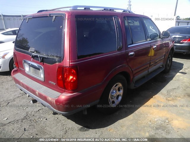 5LMPU28L1WLJ19821 - 1998 LINCOLN NAVIGATOR 红色 照片 4