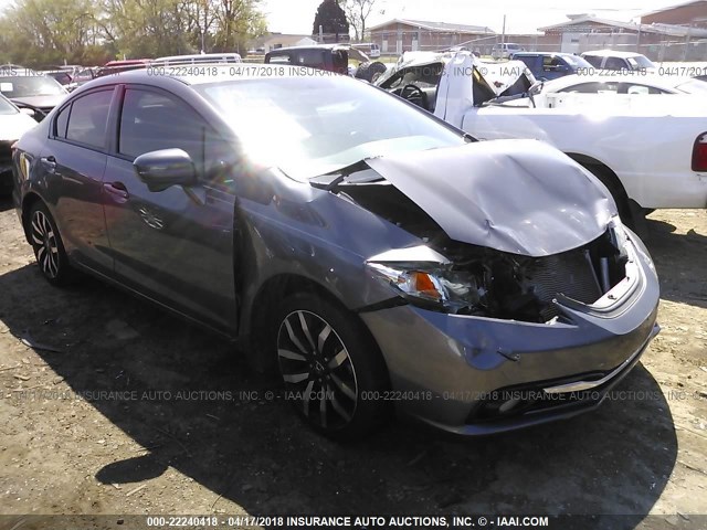 2HGFB2F98FH514884 - 2015 HONDA CIVIC EXL Boz foto 1