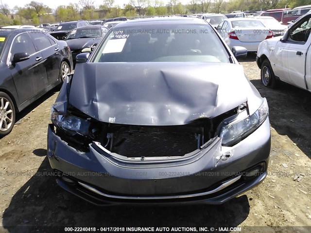 2HGFB2F98FH514884 - 2015 HONDA CIVIC EXL Boz foto 6