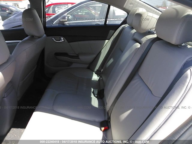 2HGFB2F98FH514884 - 2015 HONDA CIVIC EXL Boz foto 8