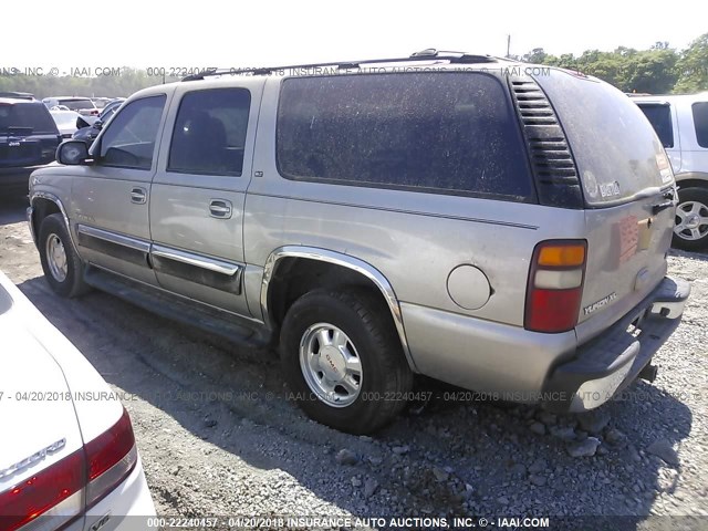 3GKEC16Z33G133073 - 2003 GMC YUKON XL C1500 TAN photo 3