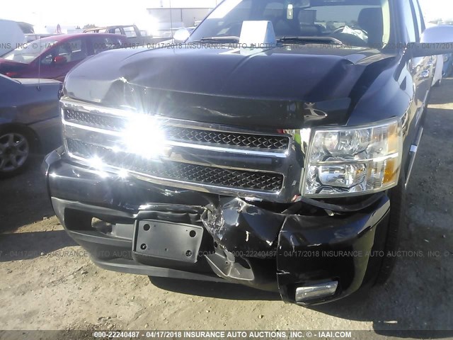 3GCRKTE34AG228652 - 2010 CHEVROLET SILVERADO K1500 LTZ BLACK photo 6