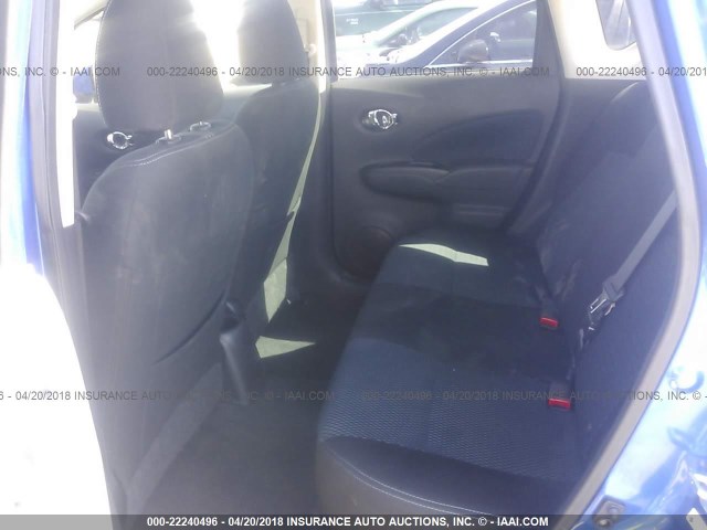 3N1CE2CP5FL361399 - 2015 NISSAN VERSA NOTE S/S PLUS/SV/SL/SR BLUE photo 8