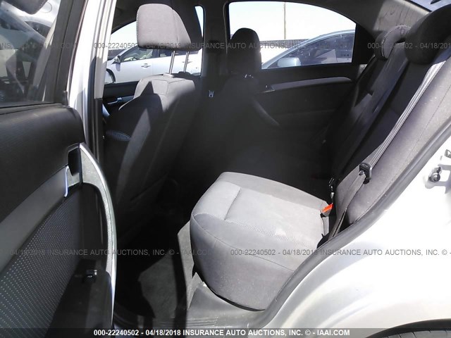 KL1TD56E79B625988 - 2009 CHEVROLET AVEO LS/LT 银色 照片 8