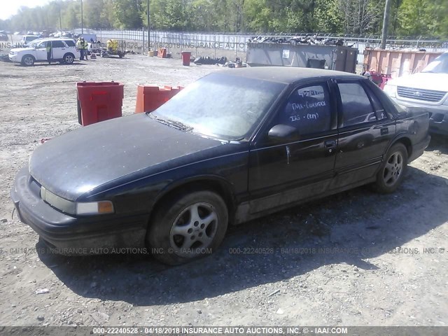 1G3WH52M9VF341210 - 1997 OLDSMOBILE CUTLASS SUPREME SL BLACK photo 2